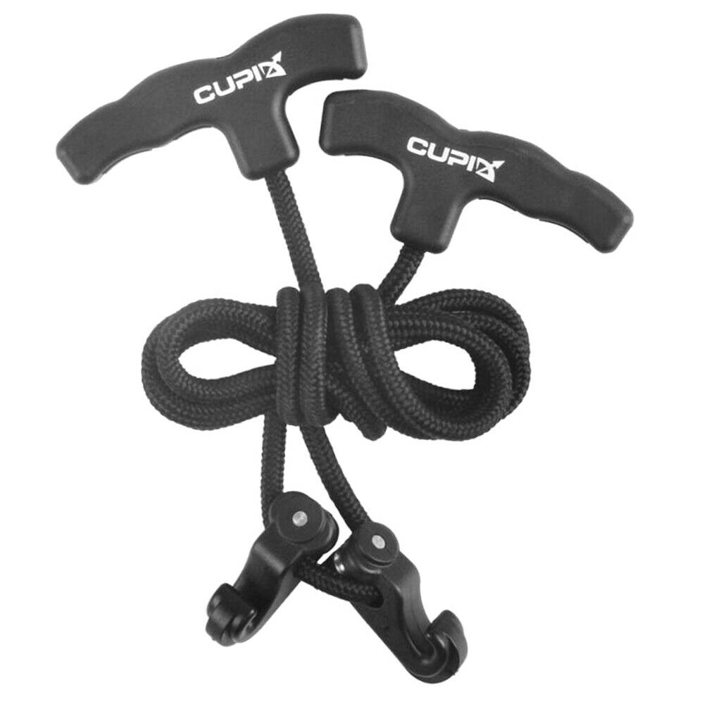 Archery Cocking Aid Rope Device Cocker Double Handle String Tools Accessory
