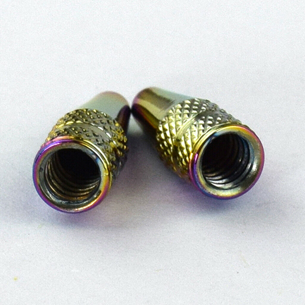 Auto Car Motor Vehicles Rainbow Color Tire Valve Caps Cover