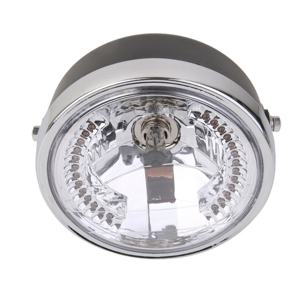 Motorcycle 7 Inch 12V 35W Round Headlight Head Light Turn Signal For