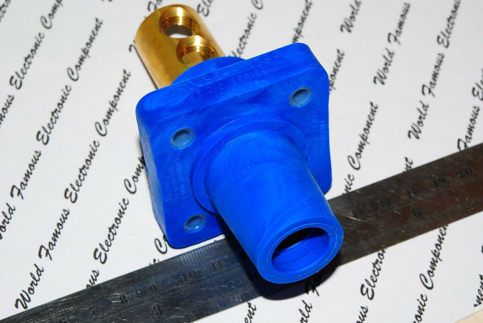 1pcs-COOPER E1016-1731 Camlok J Power Female Receptacle 400A 600V - BLUE