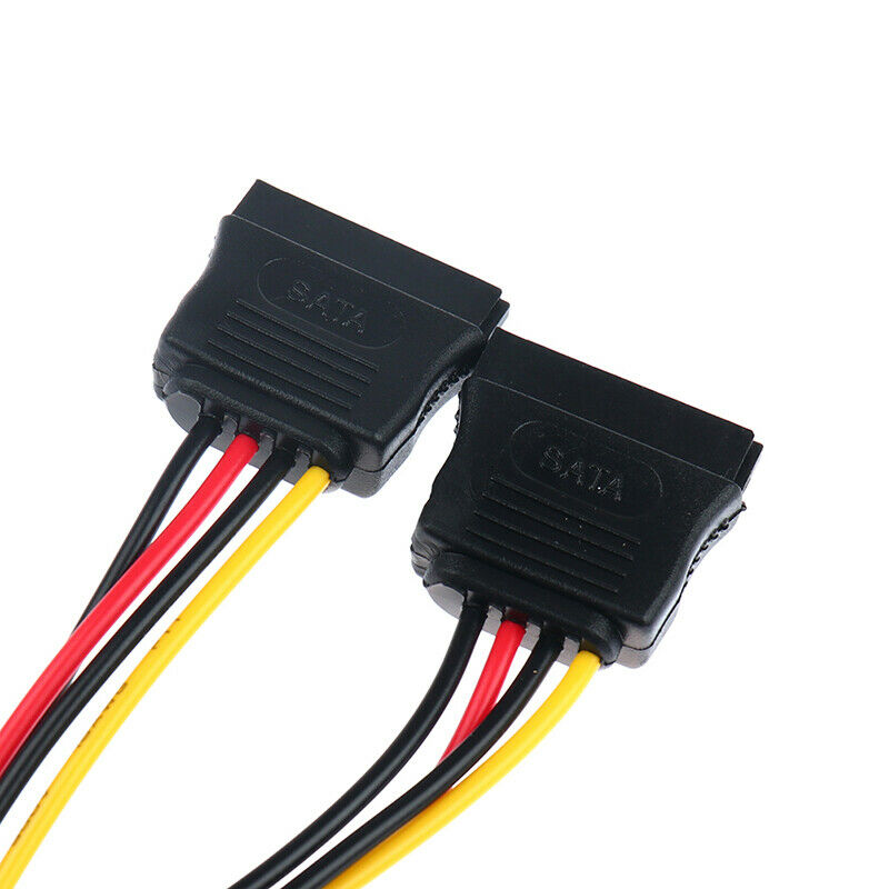 SATA Power 15pin Y Splitter Cable Adapter Male to Female for HDD Hard Dri.l8