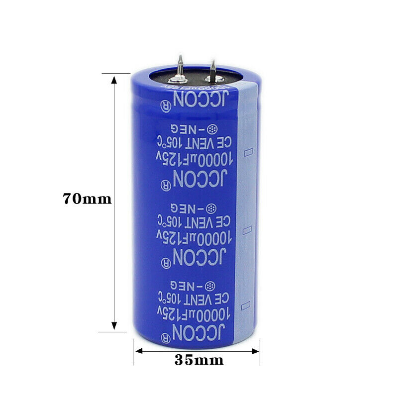 125v10000uf aluminum electrolytic capacitor high frequency power adapter 35x70