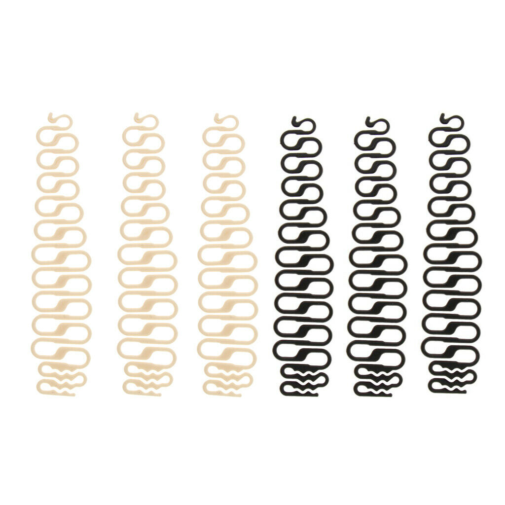 6x Easy Hair Braiding Tools Twist Hair Braided Styling Clip Hair Roller DIY