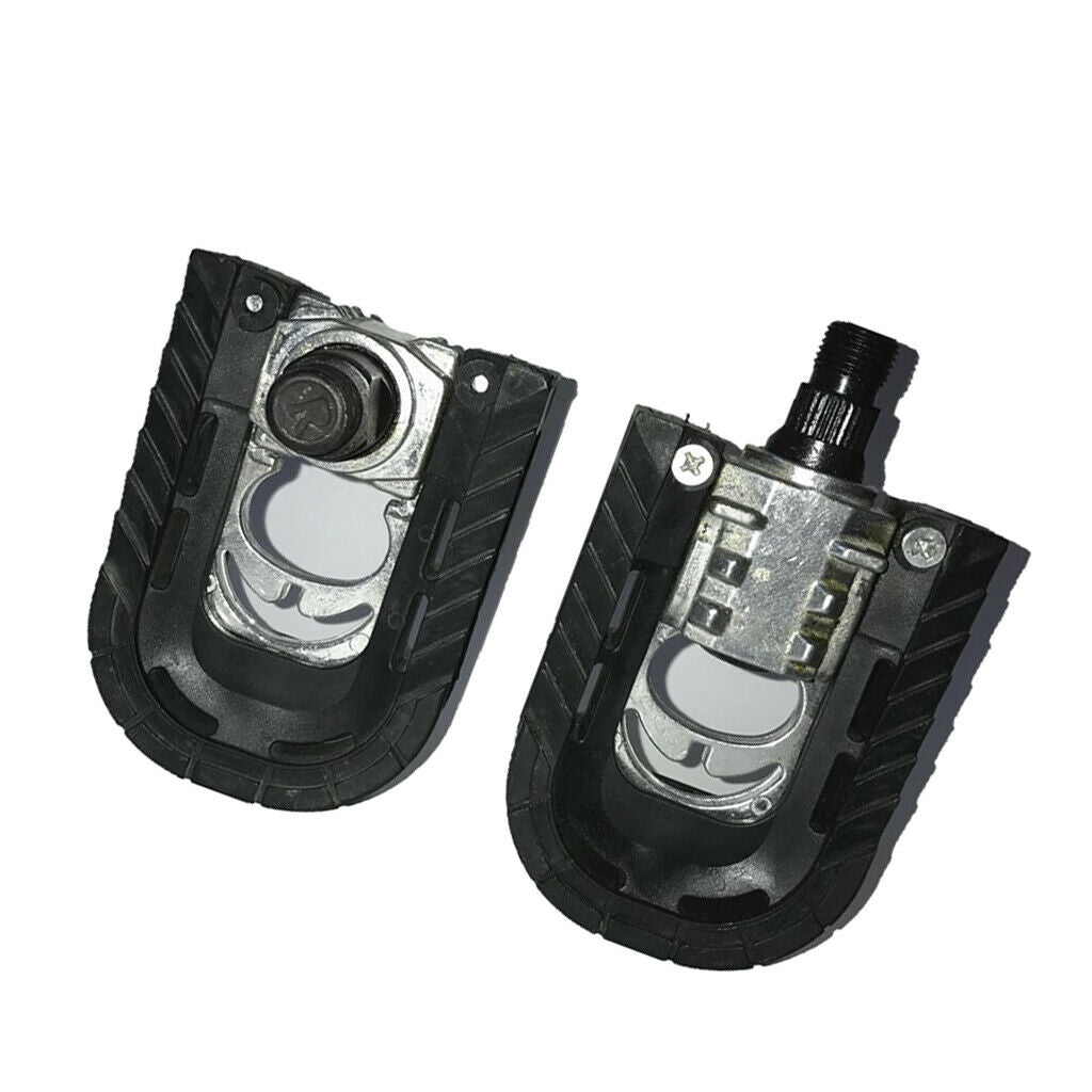 1 Pair Bicycle Pedals Aluminum & Plastic for Road/Mountain Bikes, BMX