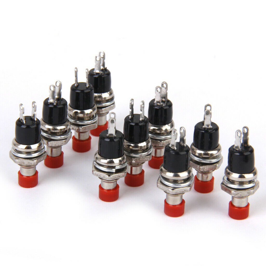 20pcs Mini Push Button Switch, Momentary Switches for Railway, DIY Kits - Green