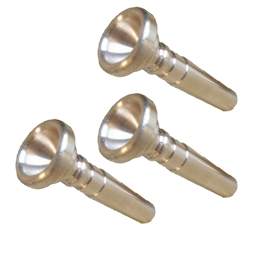 3pcs Students Youth Trumpet Bugle Mouthpiece for Trumpet Parts Accessories
