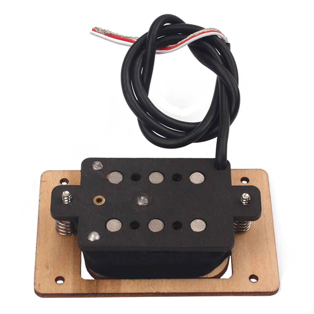 Maple Wood Double Coil Humbucker Pickup Cigar Box Accessories 3-String Guitar