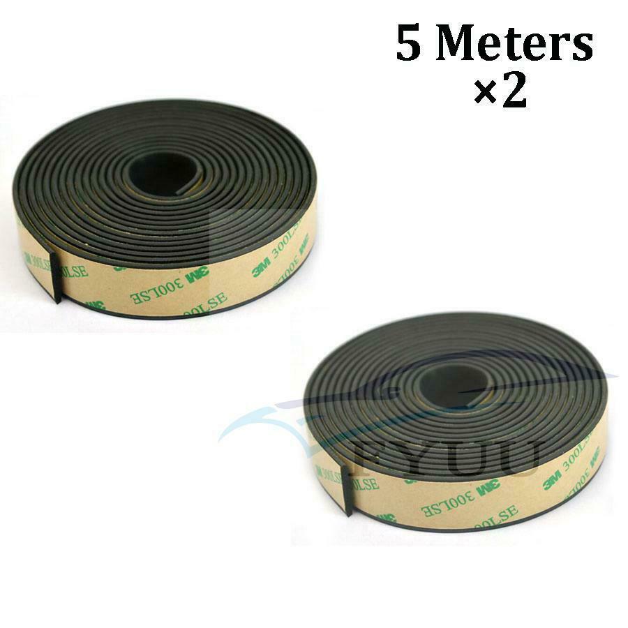 2x5M Car Window Sealant Rubber Sunroof Triangular Window Sealed Strips Seal Trim