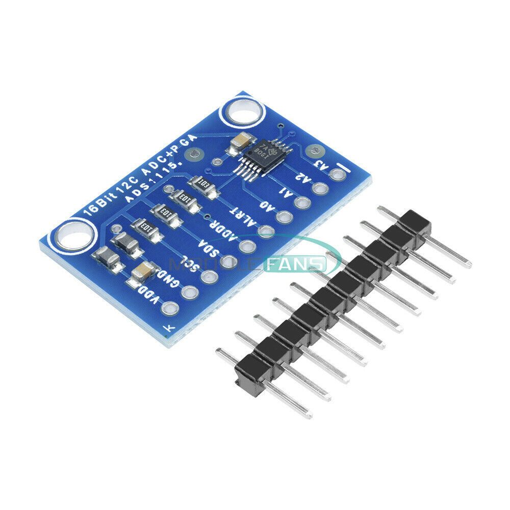5PCS ADS1115 16 Bit I2C Module ADC 4 Channel+ Pro Gain Amplifier RPi For Arduino