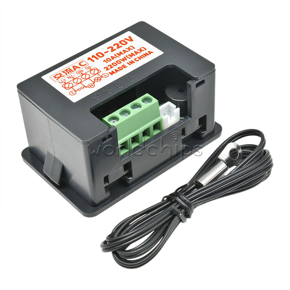 Micro-Computer AC 220V Electronic Thermostat Temperature Controller Switch w/NTC