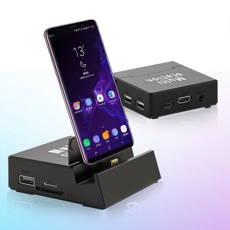 USB Type C to MI HUB Dock Station Power Adapter for Huawei P30 P20 Pro USB TypD5