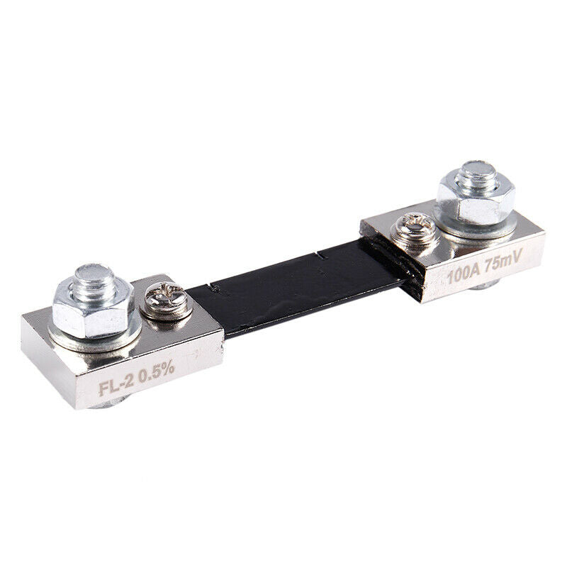 FL-2 DC 100A 75MV Current Shunt Resistor for AMP Ampere instrument panel BlackX4