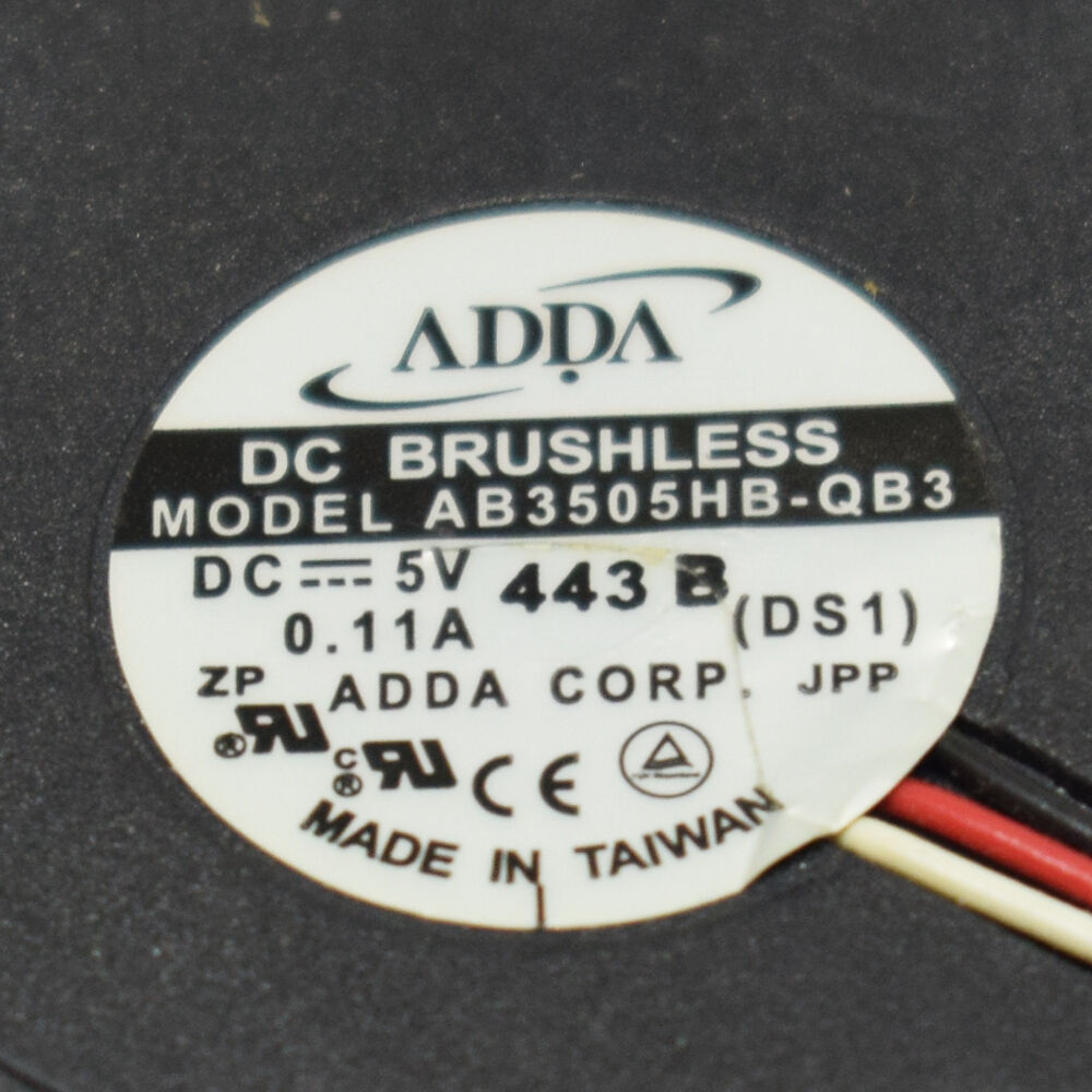 10pcs ADDA AB3505HB-QB3 35x35x7mm 3507 5V 0.11A 3pin DC Brushless Blower Fan