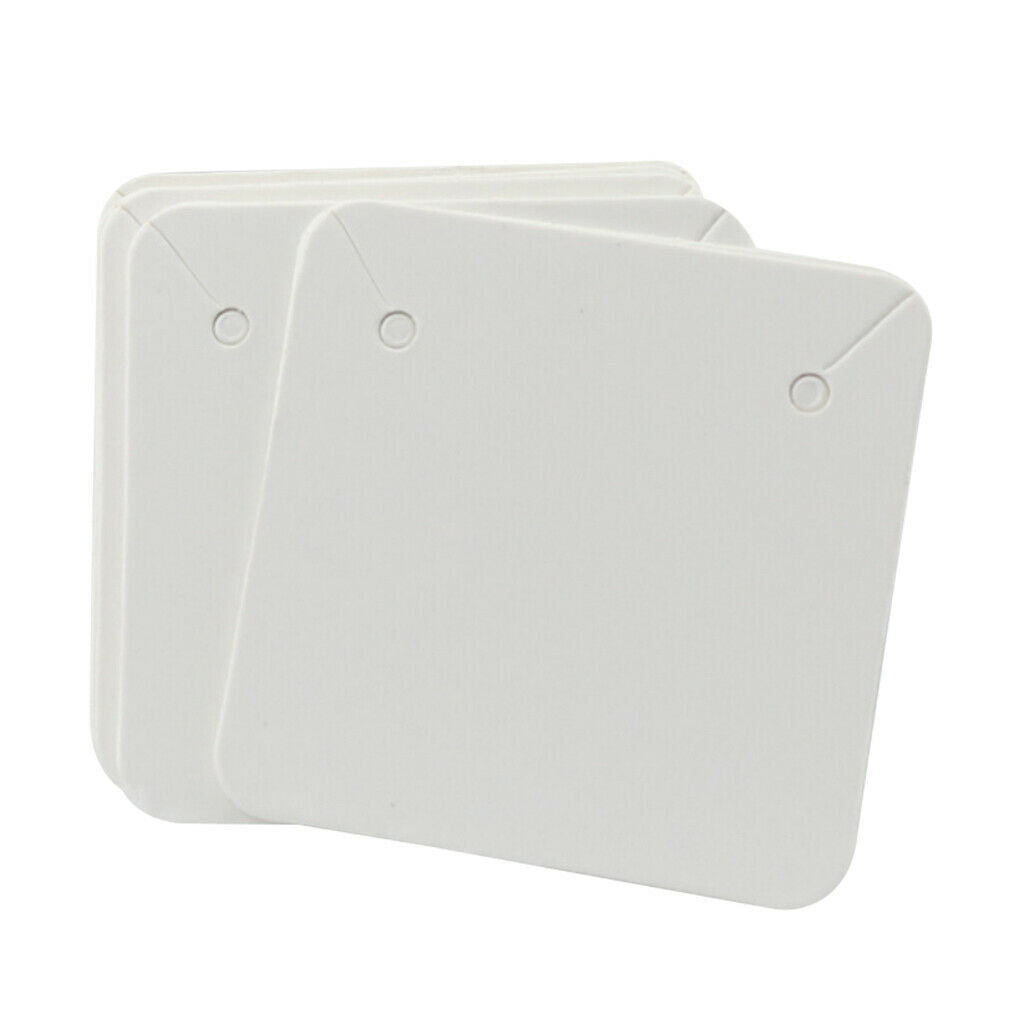 200x Necklace Display Holder Hanging Paper Card Package Decorative Organizer