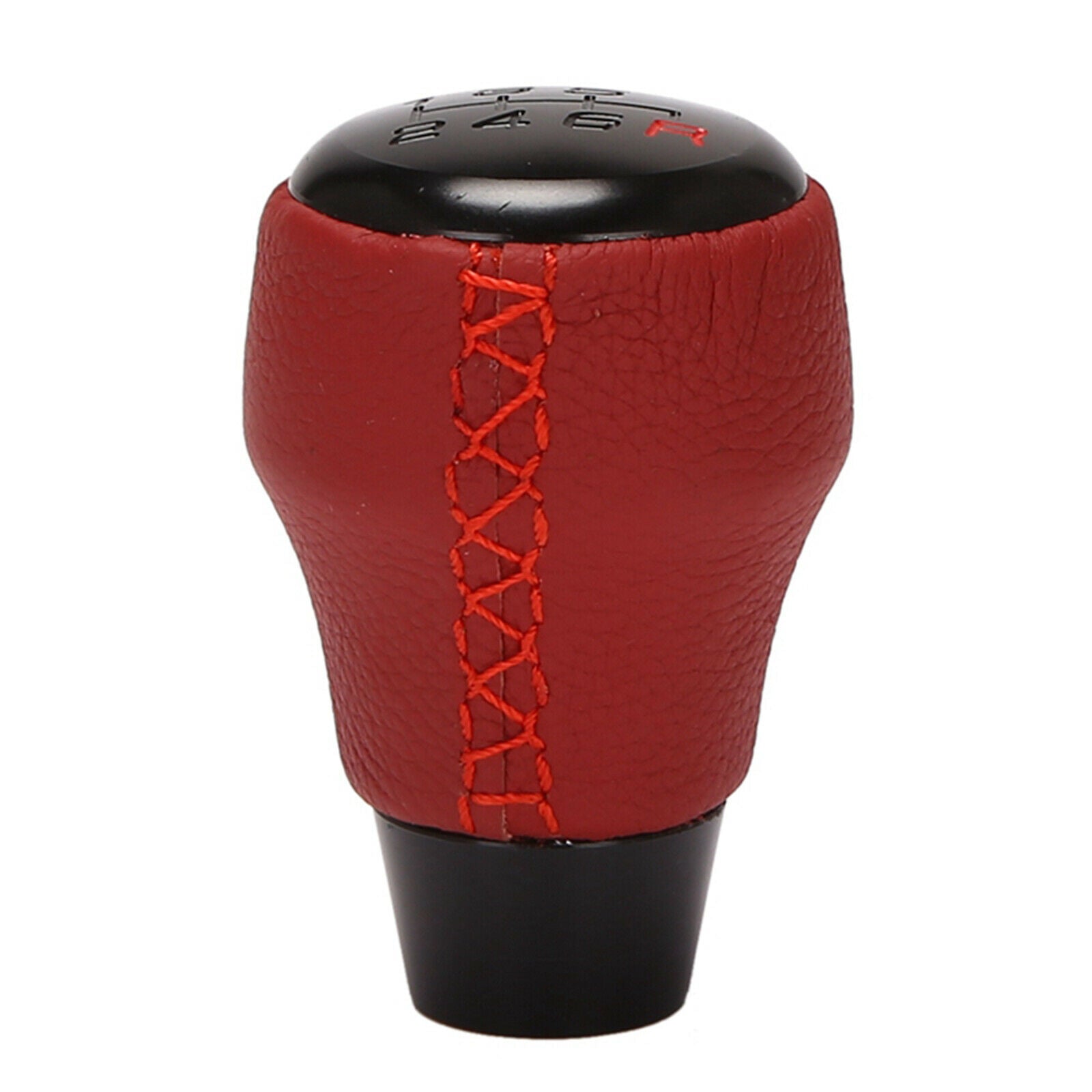 Car Gear Switch Knob Red Leather for Civic Type R 2017-2021 08U92-TEA-110