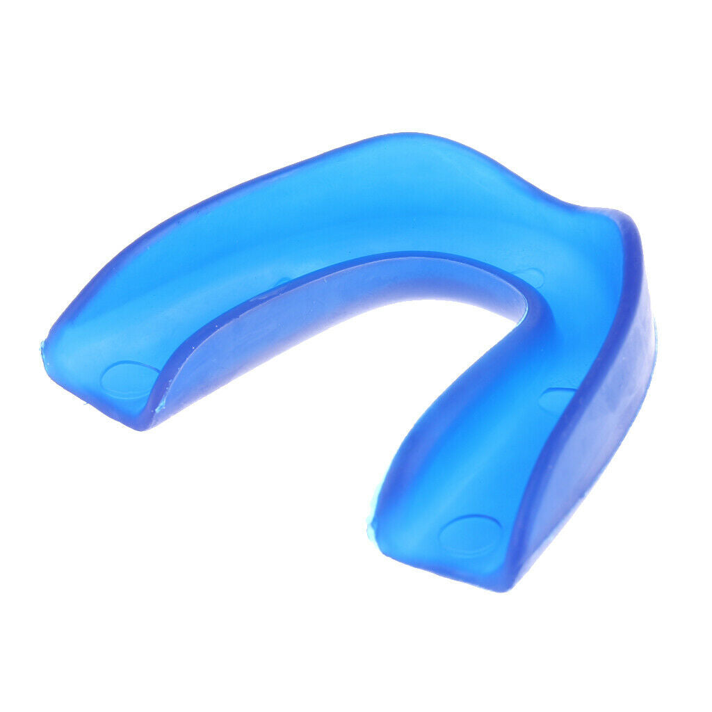 Mouth Guard Teeth Gum Shield Case Protector Mouthguards MMA Boxing Blue