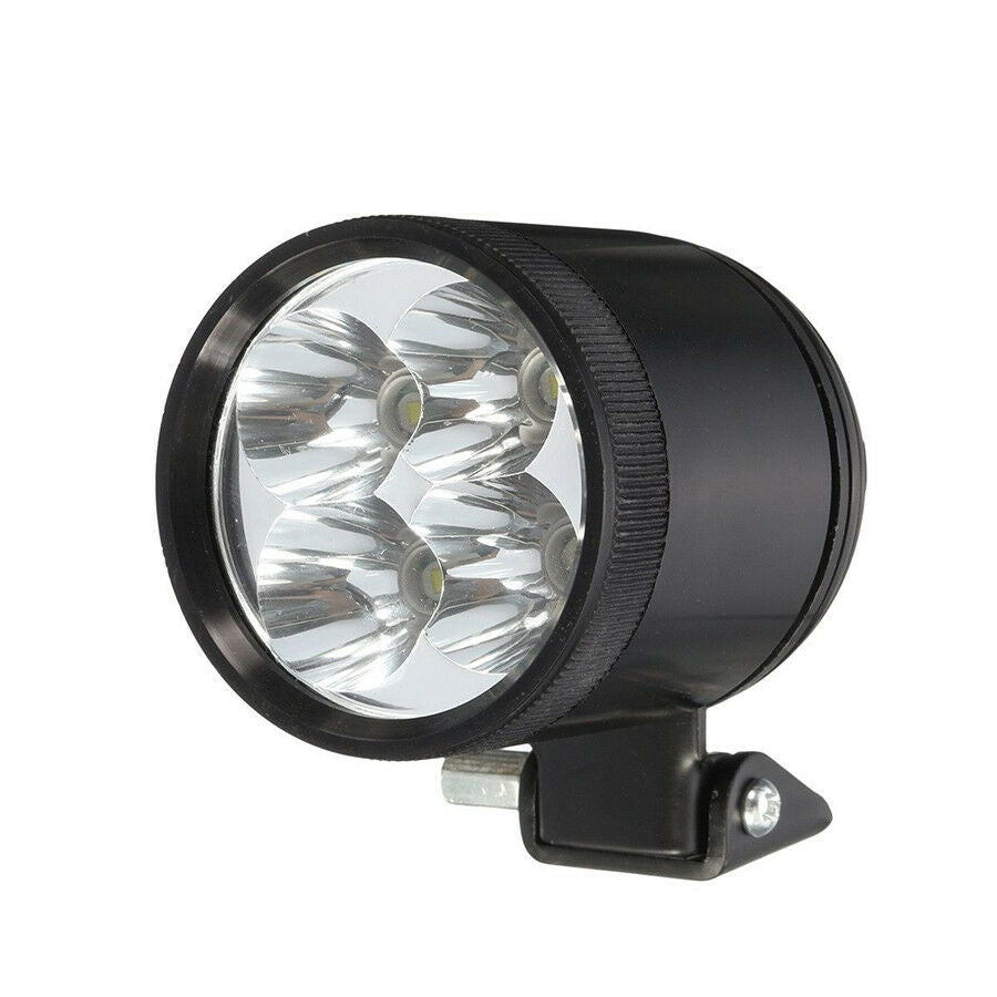 2X40W Motorcycle bike Work LED Spot Driving Fog Light Headlight Lamp New+Switch