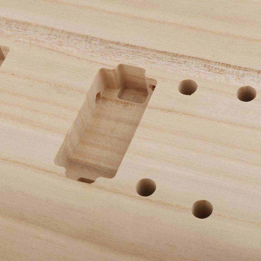 DIY Unfinished Guitar Body Barrel Wood for ST Guitar Parts Accessories