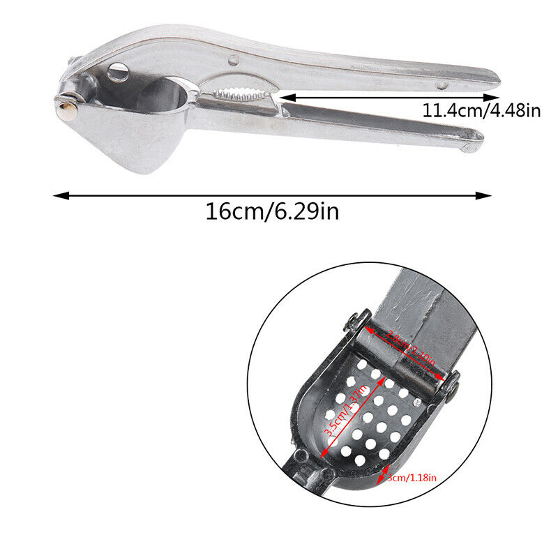 Kitchen Gadget Ginger Nut Crusher Garlic Presses Aluminum Practical Squee.l8