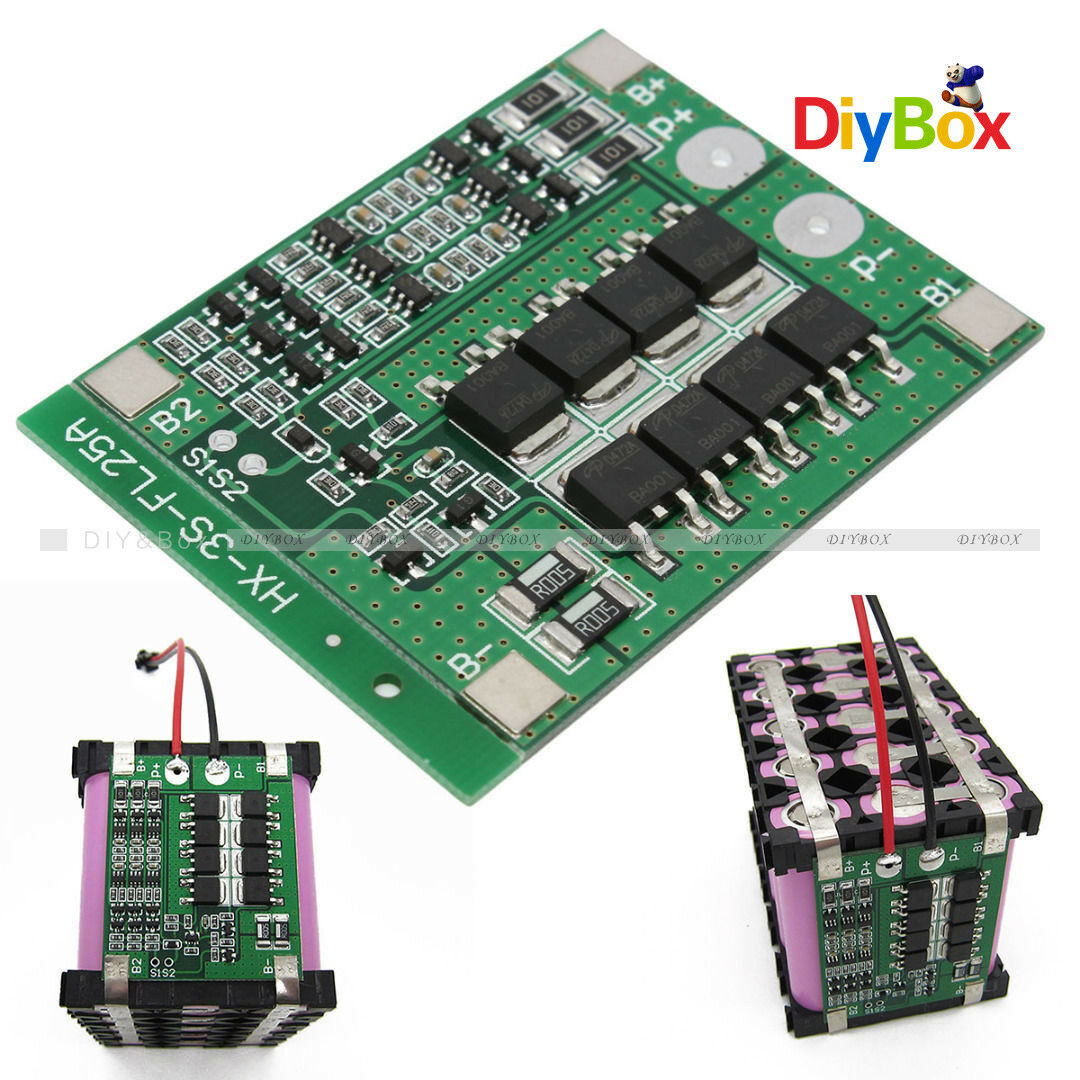 3S 25A 12V 11.1V 12.6V Balance 18650 Li-ion Lithium Battery PCB Protection Board