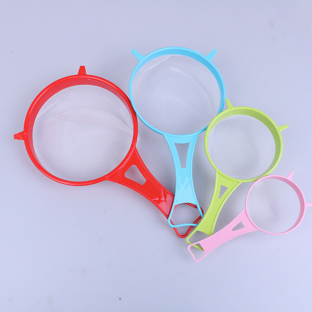 4pcs Plastic Kitchen Strainer Sieve Colander Set Four Sizes DIY Kitchen T.l8