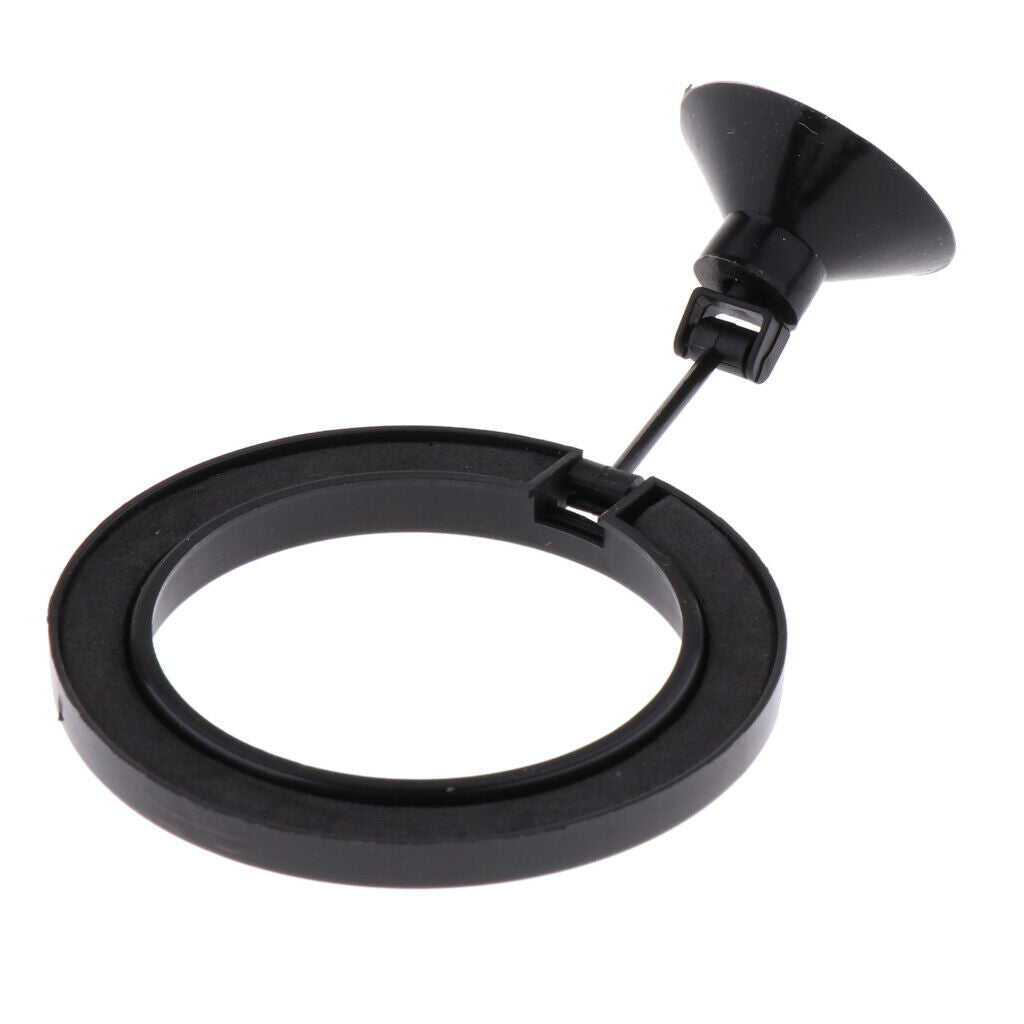 Plastic Ring Station Aquarium   Shrimps Safe Food Feeder Black