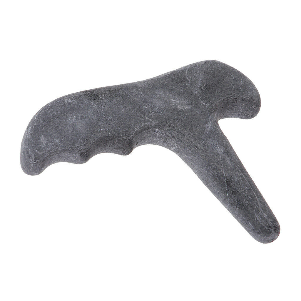2Pcs Jade Roller Gua Sha Set For Skin Massage Stone Tool Chinese Medicine