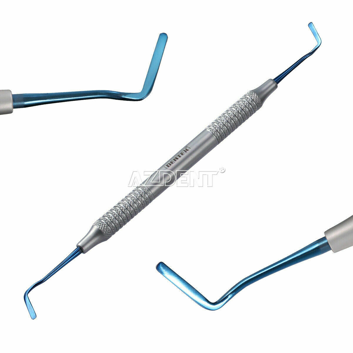 5pcs Dental Composite Filling Instrument Blue Titanium Coated Restorative Kit