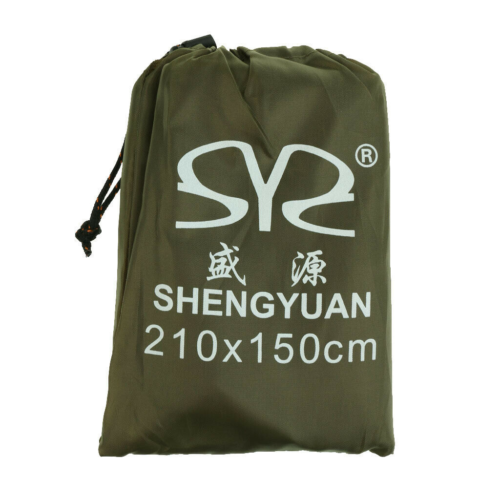 Tent Footprint Tent Floor Saver Ground Sheet Mat for Hammock Army Green