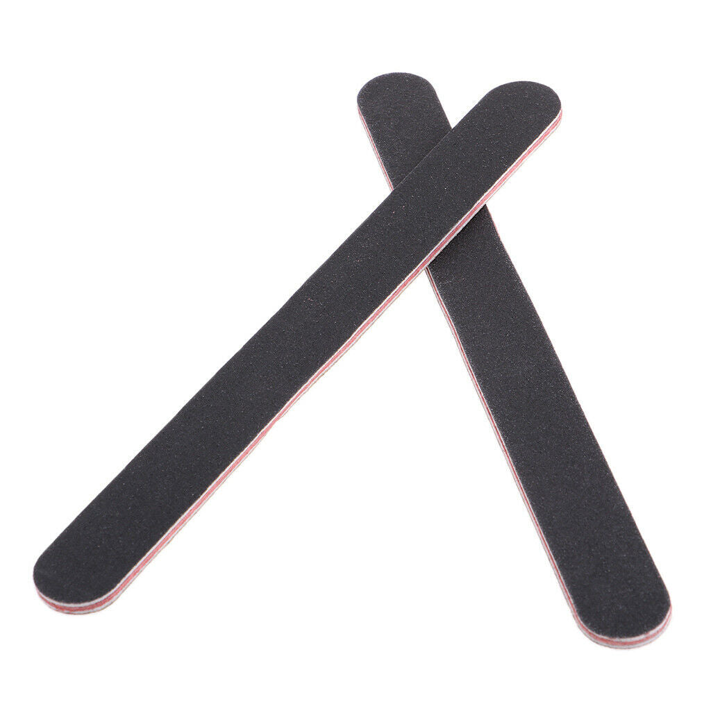 10Pc Double Side Sanding Polishing Burnishing Nail Art Nail Files Tool Kit
