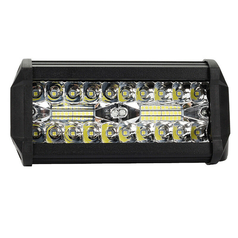 1PC Car LED Light Bar Waterproof 7 Inch 120W 40LEDs Spot Flood Combo Beam N.BDA