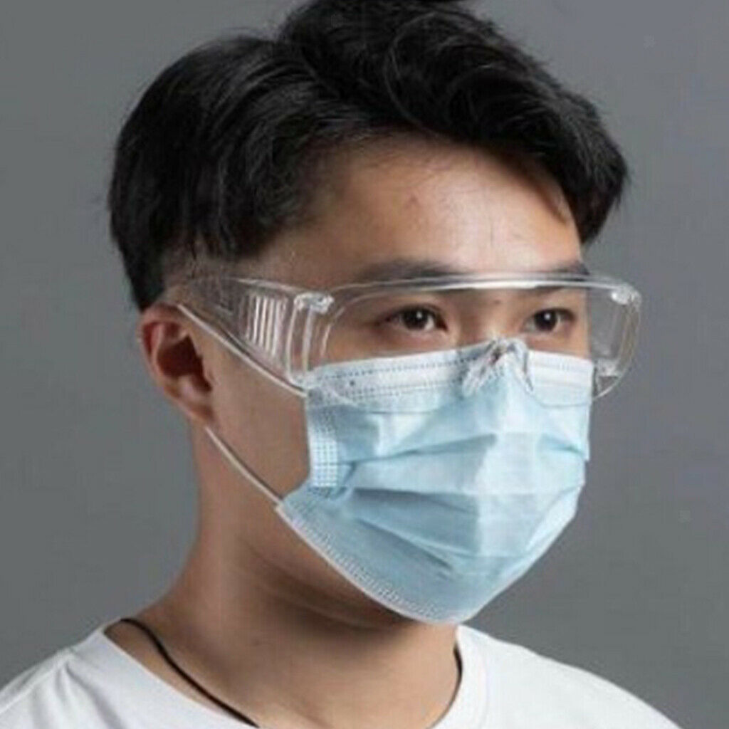 Plastic Safety Eyes Goggles Driving Protection Eyewear Glasses Transparent
