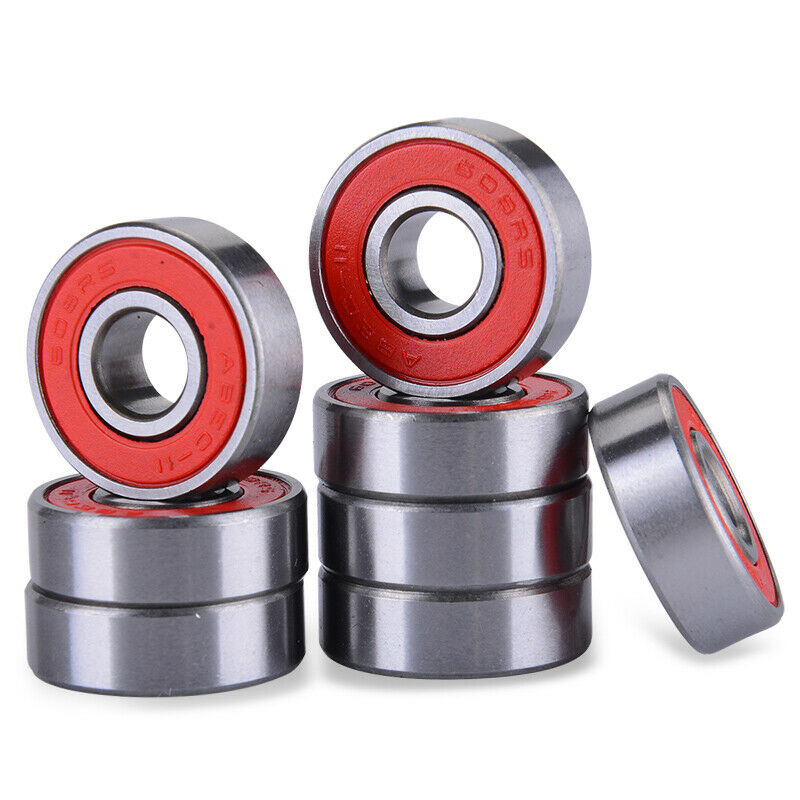 8X Skateboard Bearing Longboard Skate Wheel High-Speed Silent Replace Accessory