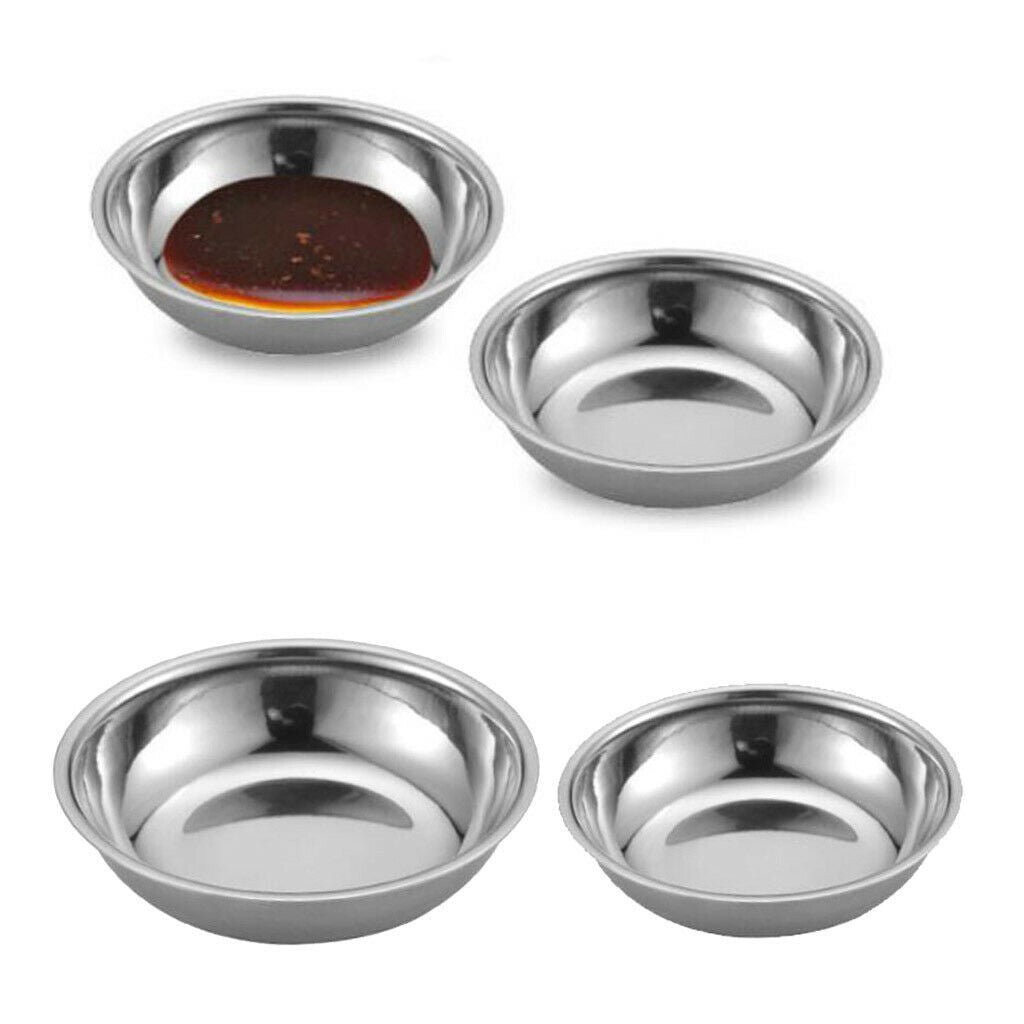 Stainless Steel Sauce Cup Chutney Ketchup Cups Bowl Dipping Container L