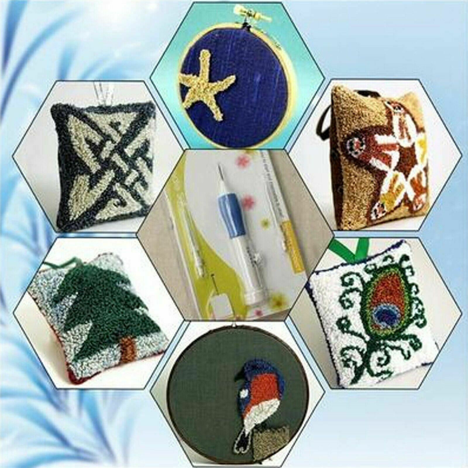 Magic DIY Embroidery Craft Knitting Sewing Stitch Punch Needle Pen Kit Tool Set