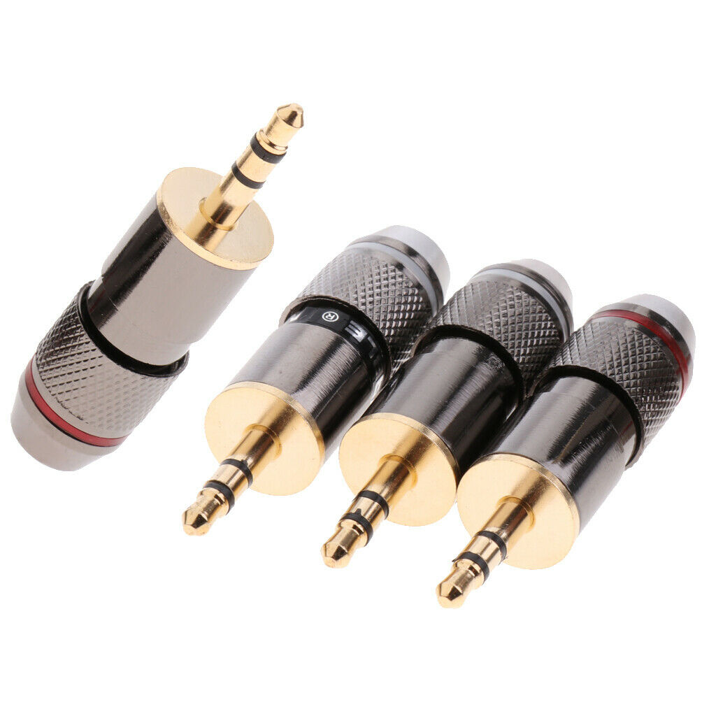 4pcs Stereo Audio Adapter Headphone Repair Replacement Audio Jack