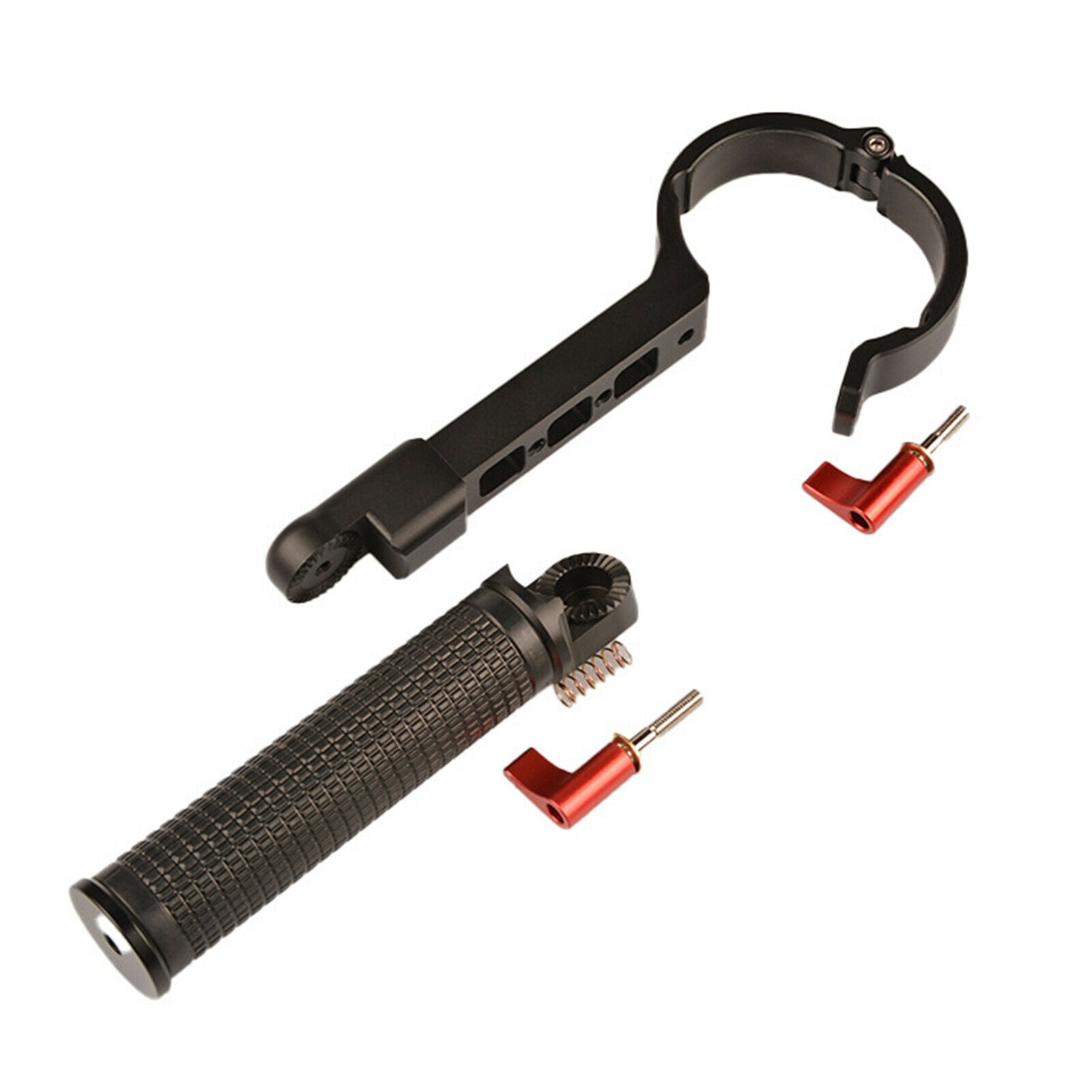 Adjustable Low Angle Hand Grip Neck Ring Mounting Clamp Extension Holder