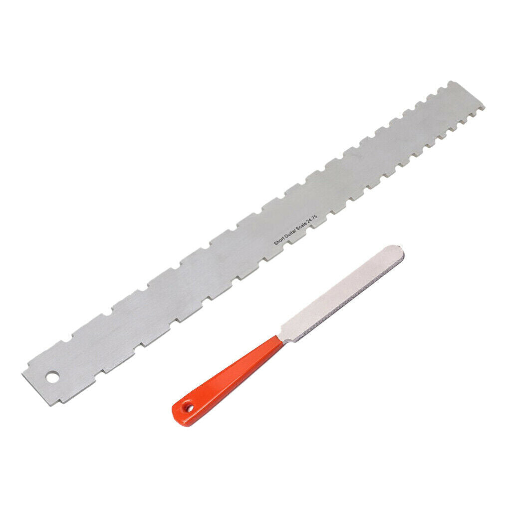 Guitar String Action Ruler + Fret File Luthier Tools