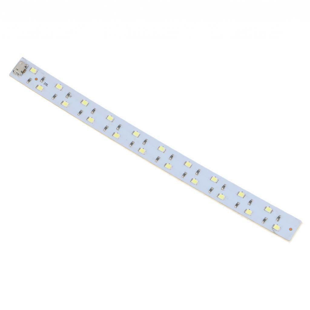 20CM 7W 20 SMD 2538 LED Rigid Strip Hard Bar Light Recharge Tube Lamp DC 5V