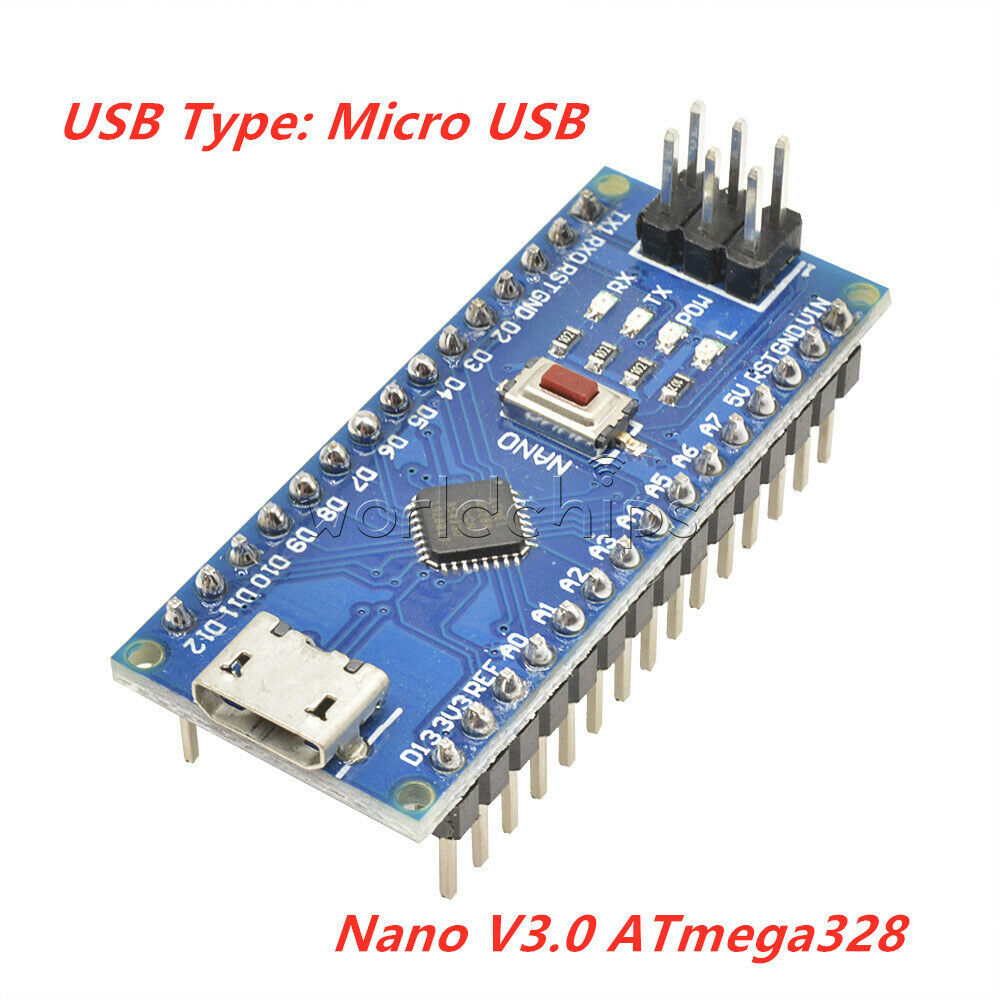 Nano V3.0 Micro USB Micro-Controller ATmega328 5V 16M CH340G Driver For Arduino