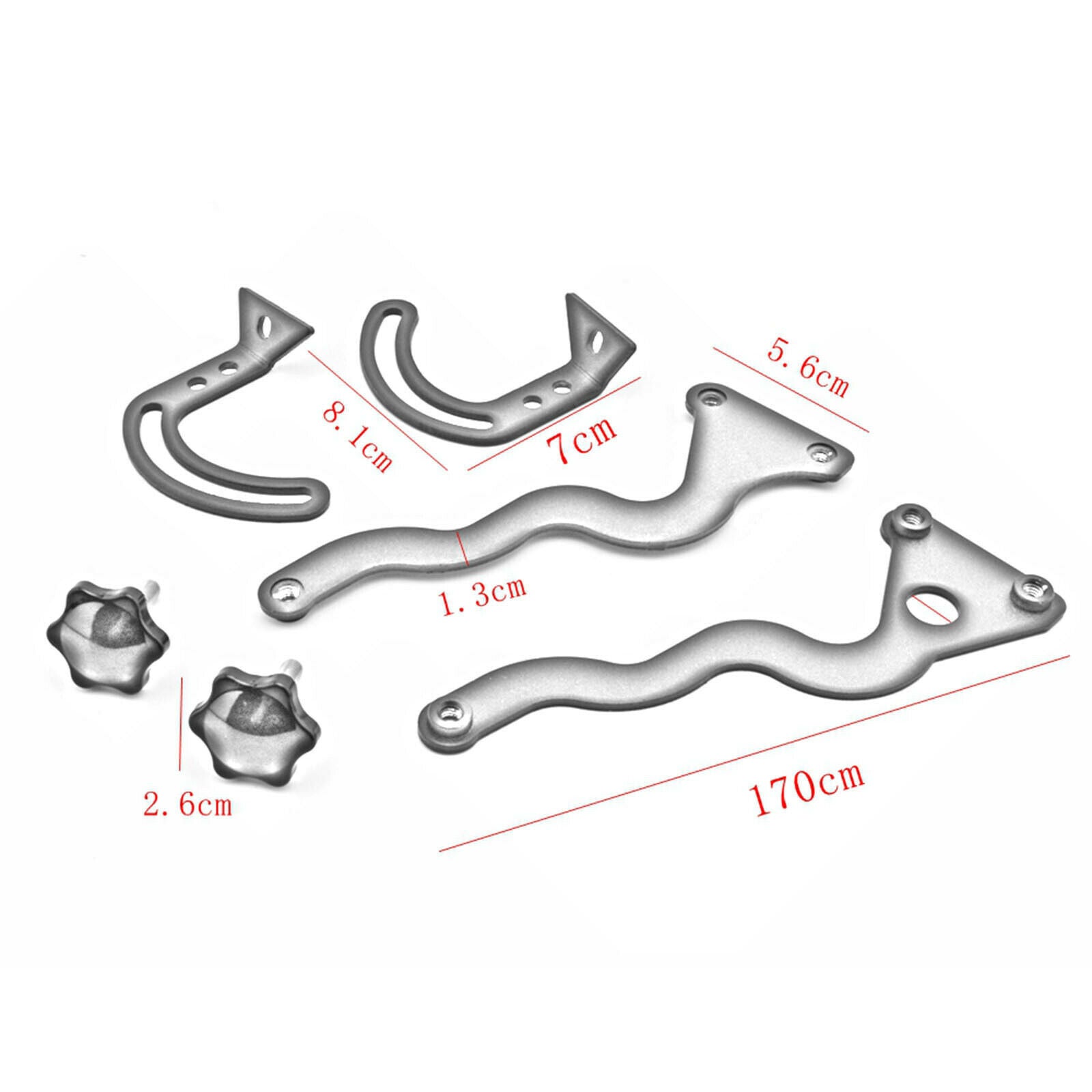 1 Set Iron Motorcycle Windscreen Bracket Kits for BMW R1250GS 18-21 Series
