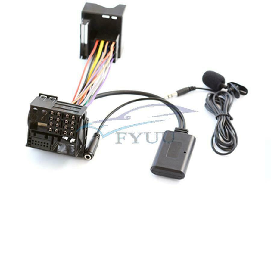 Bluetooth AUX Audio Cable + Microphone For BMW X3 Z4 E83 E85 E86 Mini Cooper R50