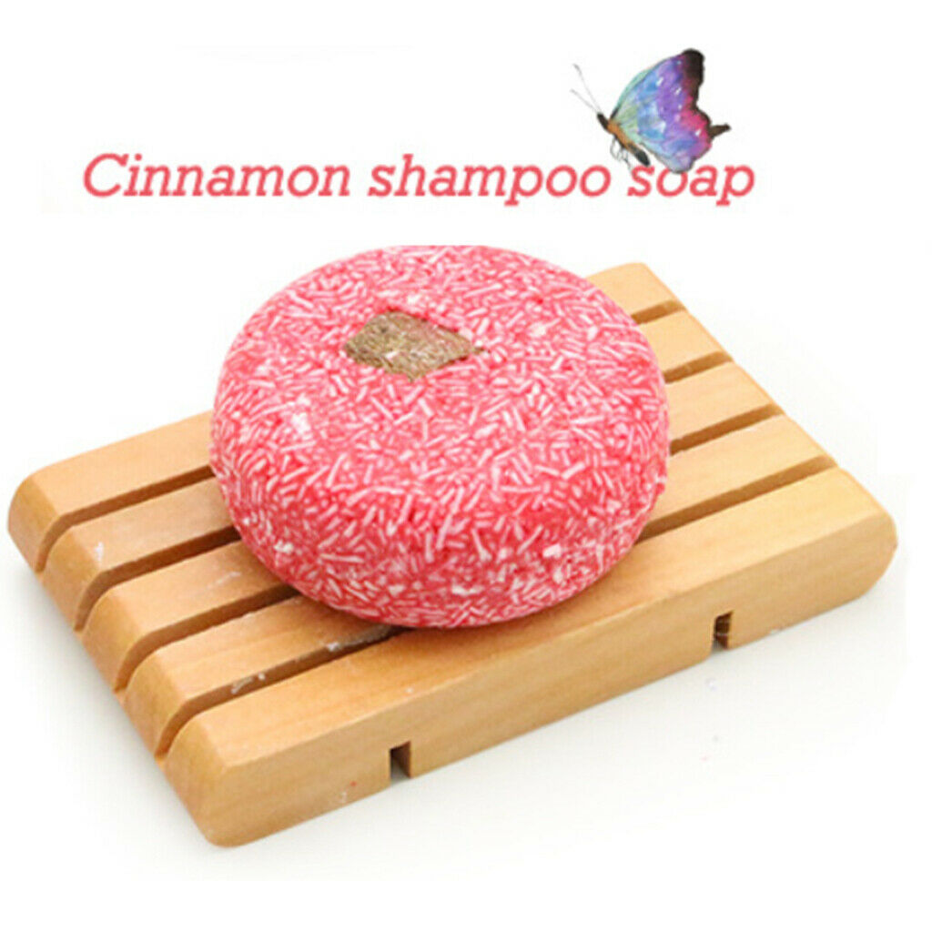 2Pcs 100% Natural Organic Solid Shampoo Soap Bar Eco-Friendly Hair Darkening