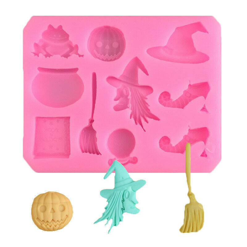 Halloween Cake Silicone Mold Home Kitchen Pumpkin Shape Decoration Baking.l8