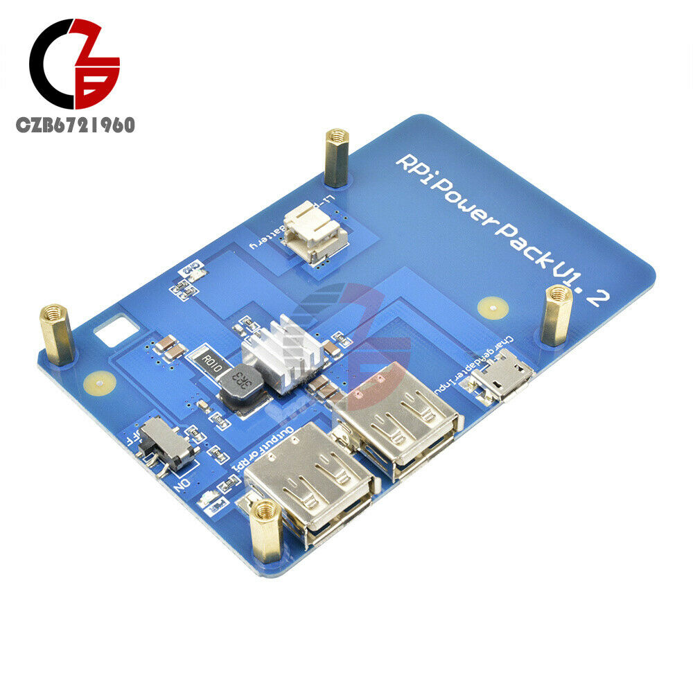 for Raspberry Pi3 Lithium Battery PowerPack Expansion Board with Dual USB Output