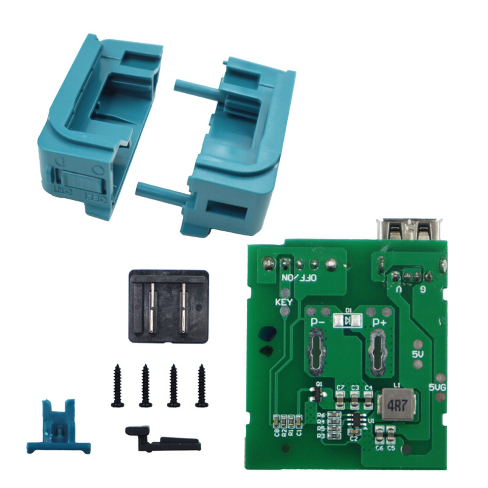 Battery Adapter Li Battery USB Power Supply Converter for BL1021 BL1041 BL1016