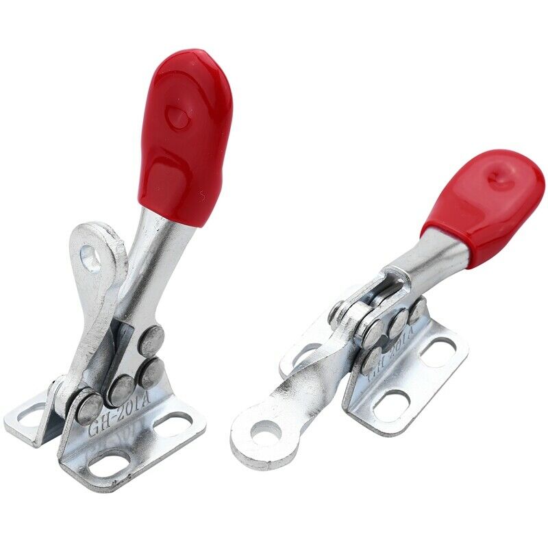 4 PCS 60 Lbs Antislip Covered Hand Tool Toggle Clamp Horizontal Clamp 201A D4PP3