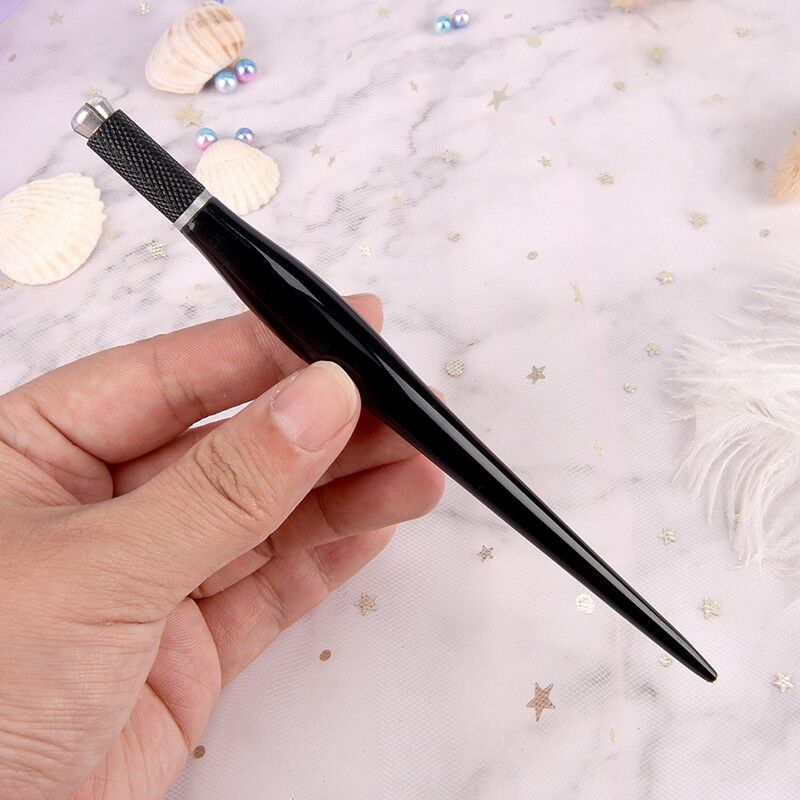 1pc Blackt Permanent Makeup Tattoo Manual Pen Eyebrow Microblading Penci.l8