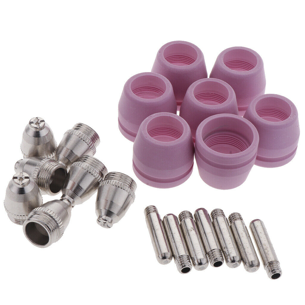 Plasma Cutter Torch Consumables  Nozzles Cups Kit Copper Ceramic Plasma