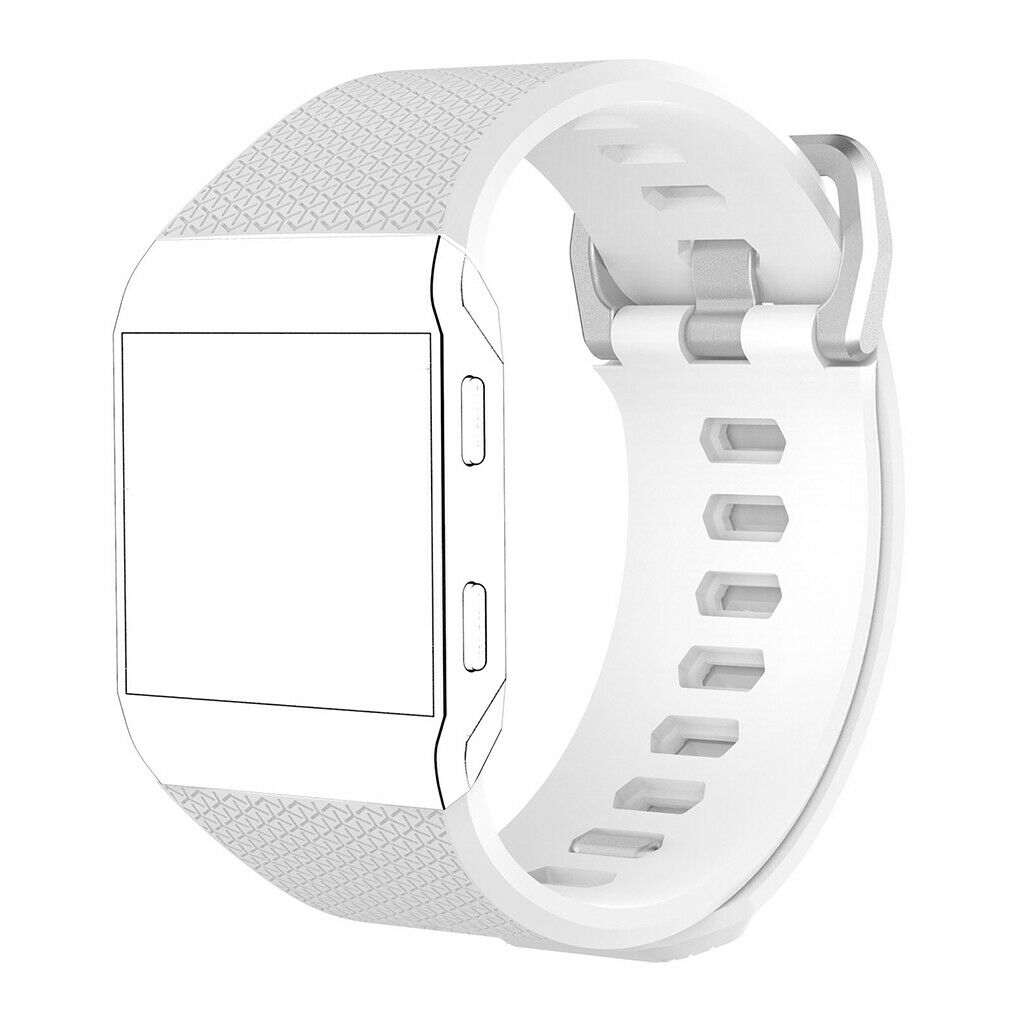 Replacement Bands for Ionic,Silicone Smart Watch Band Strap/Bracelet S White